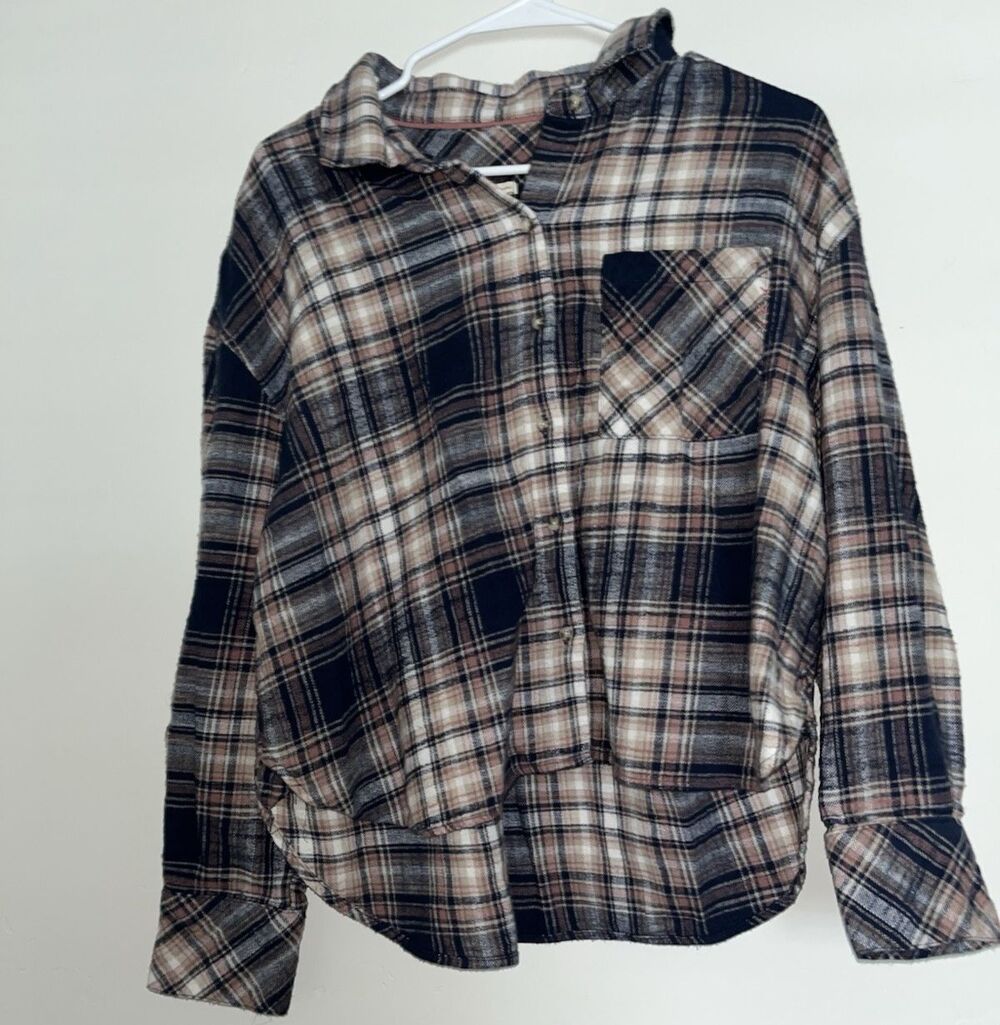 Scotch & Soda Women’s Flannel Size Large 100% Cotton